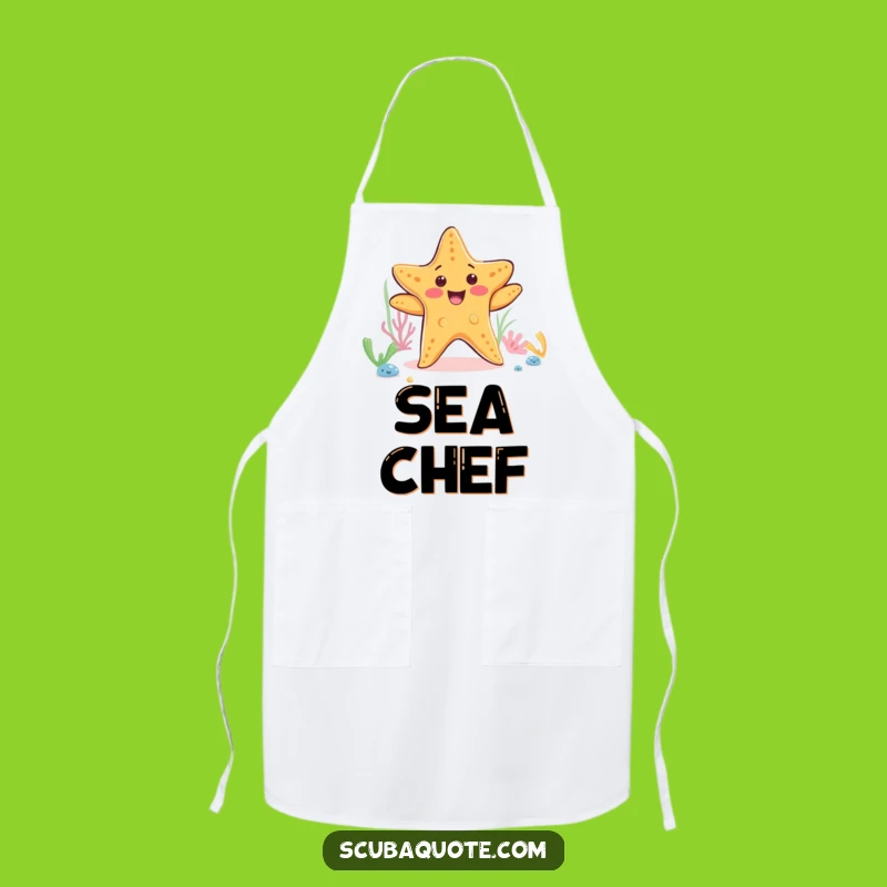 Funny Starfish Dance Apron: Hilarious Kitchenwear for the Joyful Cook Gift