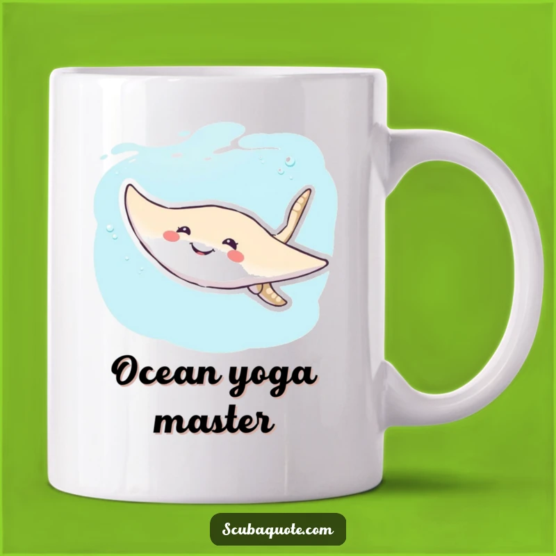 Funny Stingray Mug: A Gracious Glider, Perfect Gift for Ocean Lovers