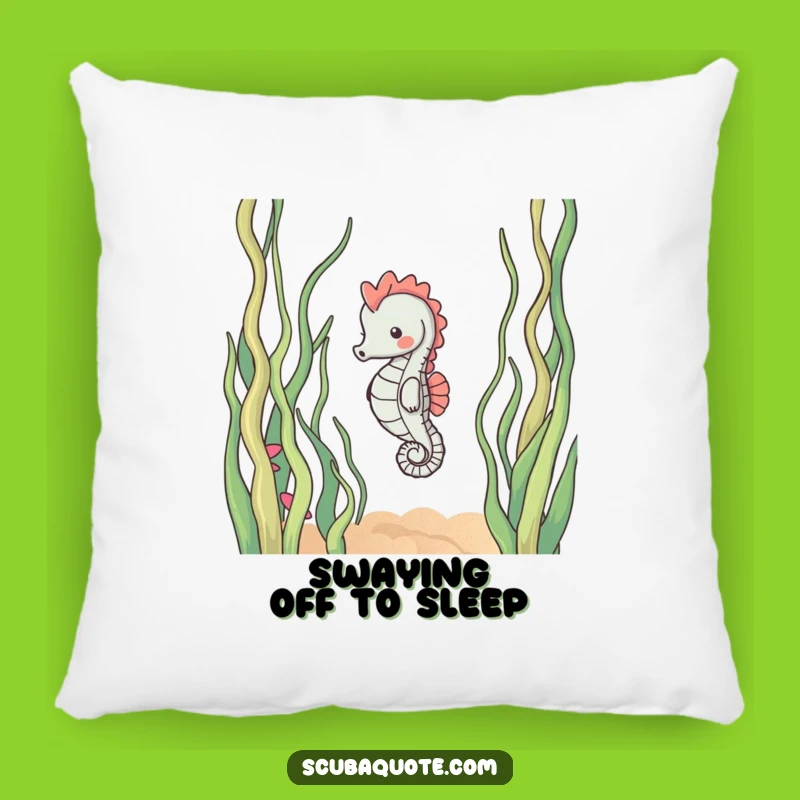 Funny Content Seahorse Pillow - Cozy Cushion for Peaceful Slumbers