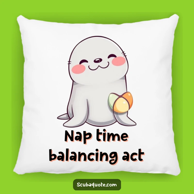 Funny Giggling Seal Pillow - Cozy Cushion with Hilarious Animal Design