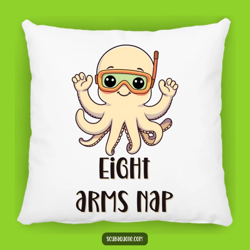 Soft Funny Octopus Snorkel Pillow: Cozy Comfort with Aquatic Charm