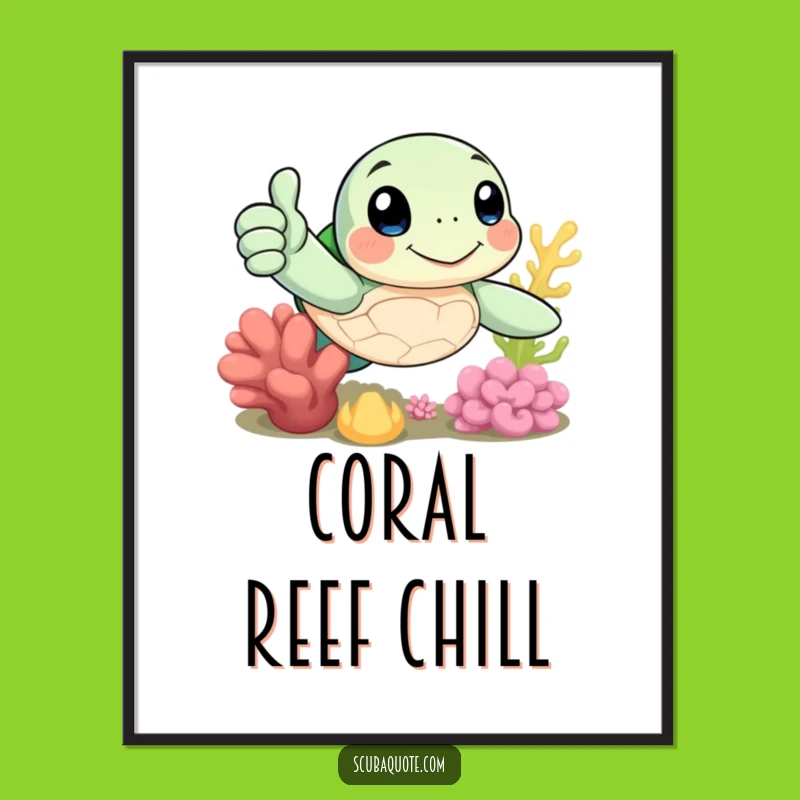 Funny Sea Turtle Thumbs Up Digital Art - Instant Positive Vibes