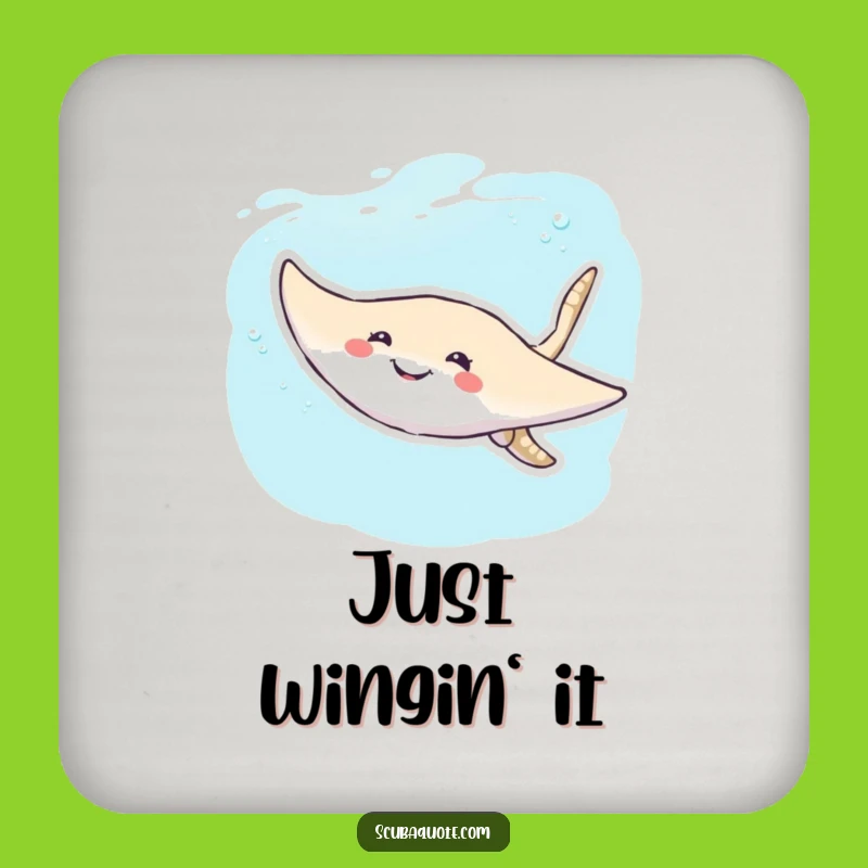 Funny Stingray Coasters: Protect Surfaces, Perfect Gift for Bar Fun