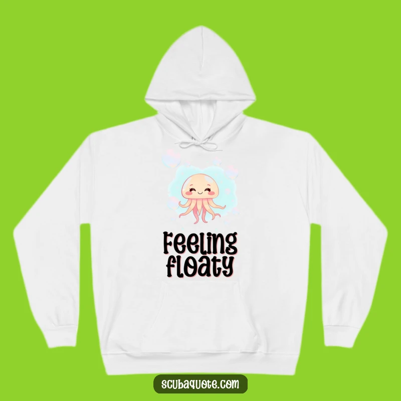 Funny Giggling Jellyfish Hoodie: Cozy Comfort in a Bubbly Dream