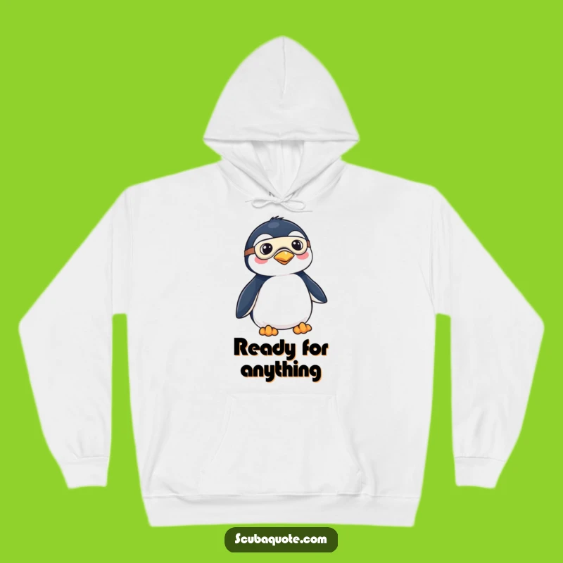 Funny Penguin Explorer Hoodie - Cozy and Playful Adventurer Pullover