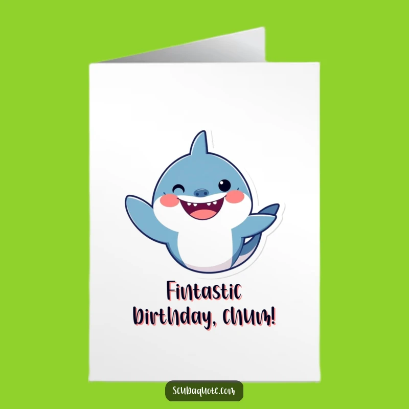 Free Printable Shark Birthday Card: Funny DIY Downloadable Gift for Fin-tastic Celebrations
