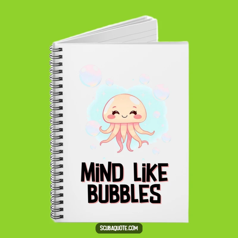 Funny Giggling Jellyfish Notebook: Jot Down Your Effervescent Thoughts