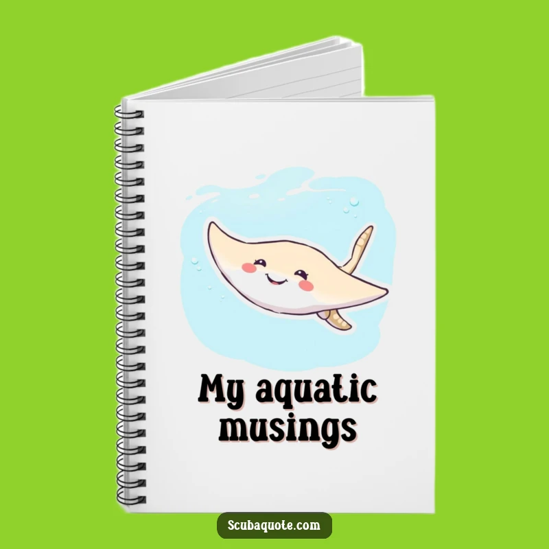 Funny Stingray Notebook: Jot Down Ideas, Perfect Gift for Creative Minds