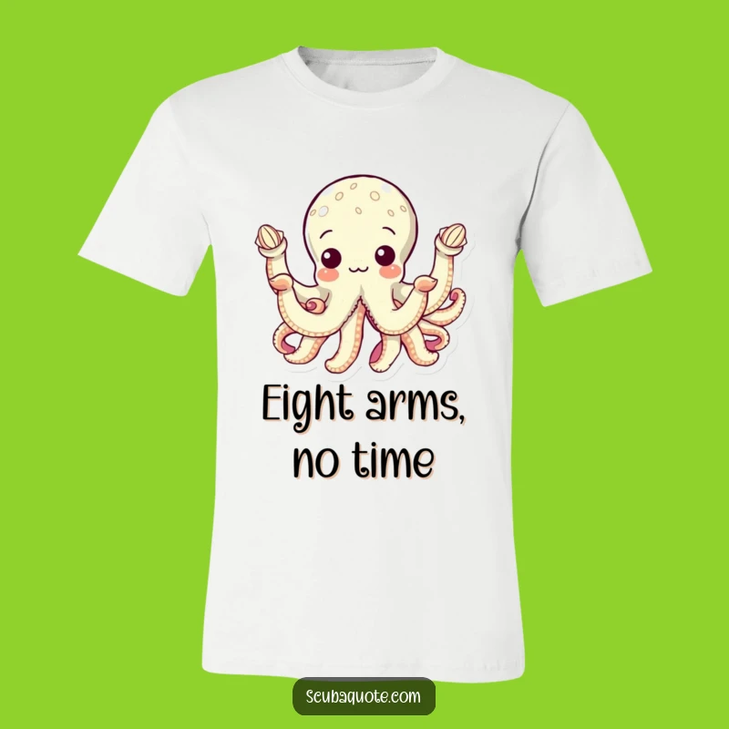 Funny Octopus Seashell T-Shirt: Multi-Armed Collector Tee, Awesome Funny Gift