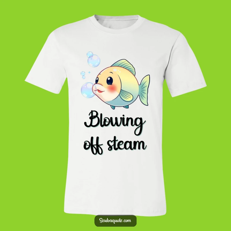 Funny Fish Bubble T-Shirt: Bubbly Character Fun, Awesome Funny Gift Tee