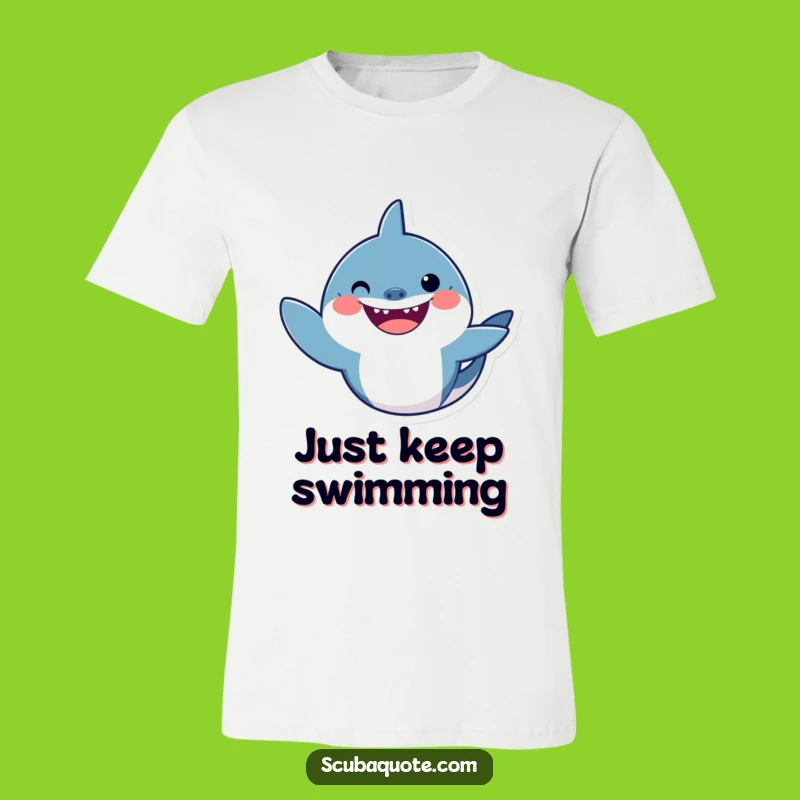 Funny Shark Wave T-Shirt: Wear Your Humor with This Playful Ocean Design