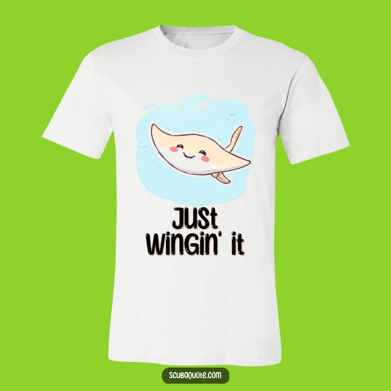 Funny Stingray T-Shirt: Graceful Glider, Perfect for Humorous Gift Giving