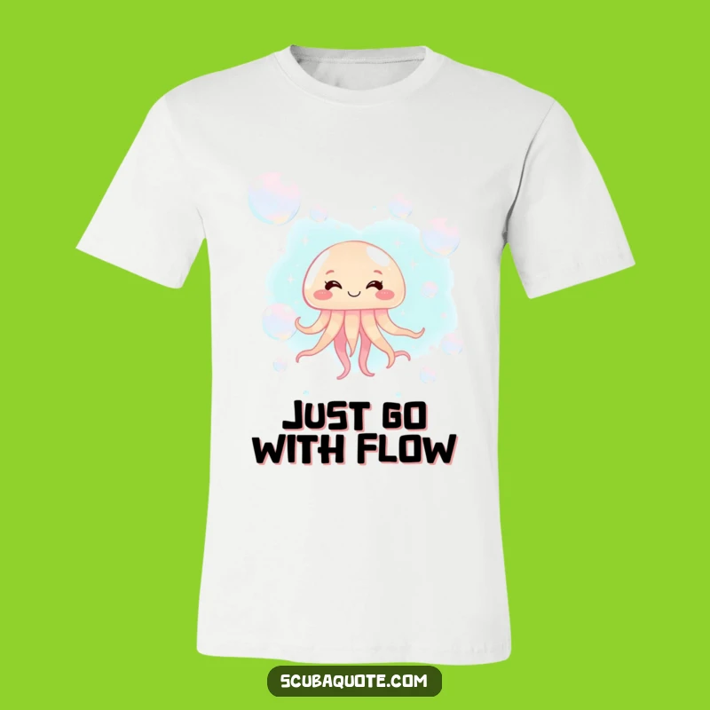 Funny Giggling Jellyfish T-Shirt: Float Through Your Day with Laughter