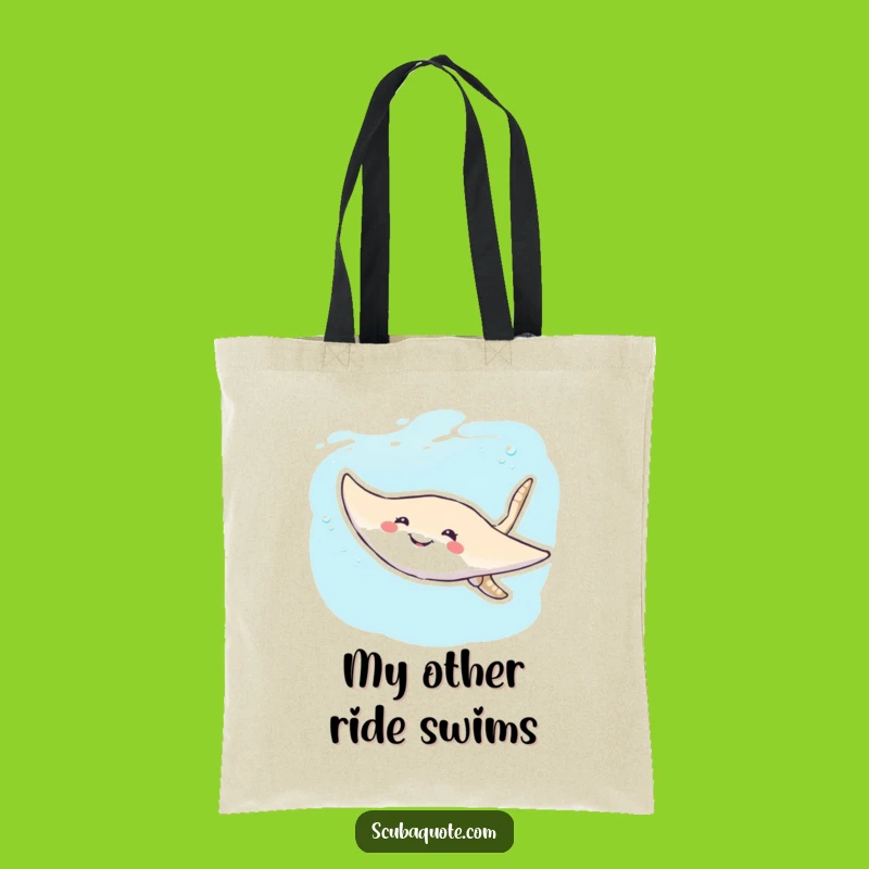Funny Stingray Tote Bag: Carry Your Fun, Perfect Gift for Shoppers
